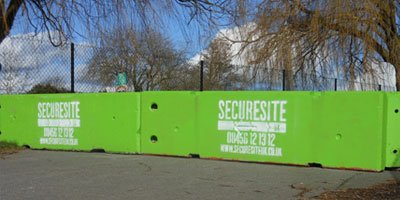Hire concrete blocks from Secure Site UK